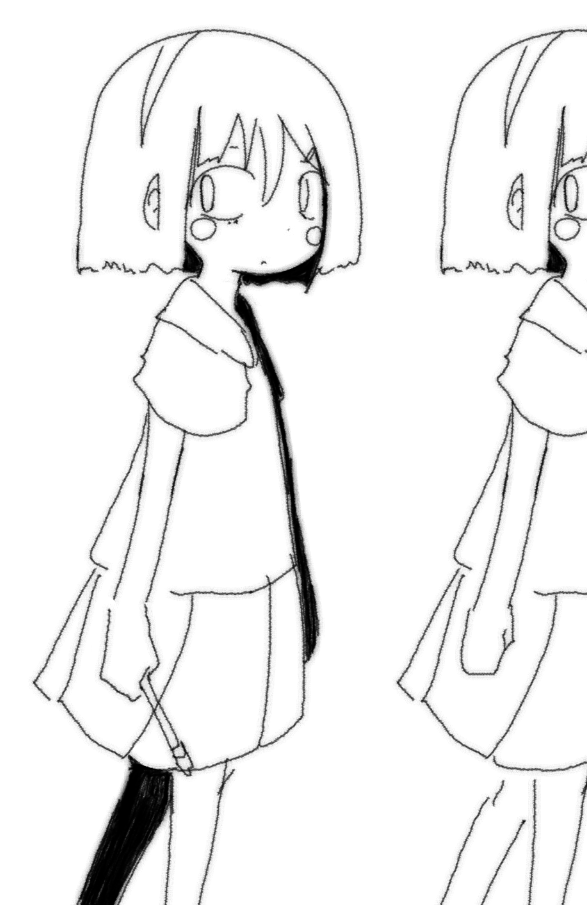 Unnamed Girl, I don't know, I was burned out and she appeared.