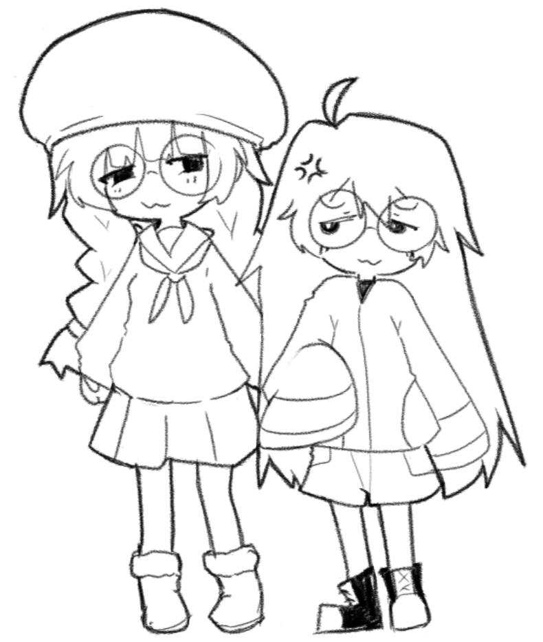 Ponga and Pongo, These two may be my best and worst creations to date.