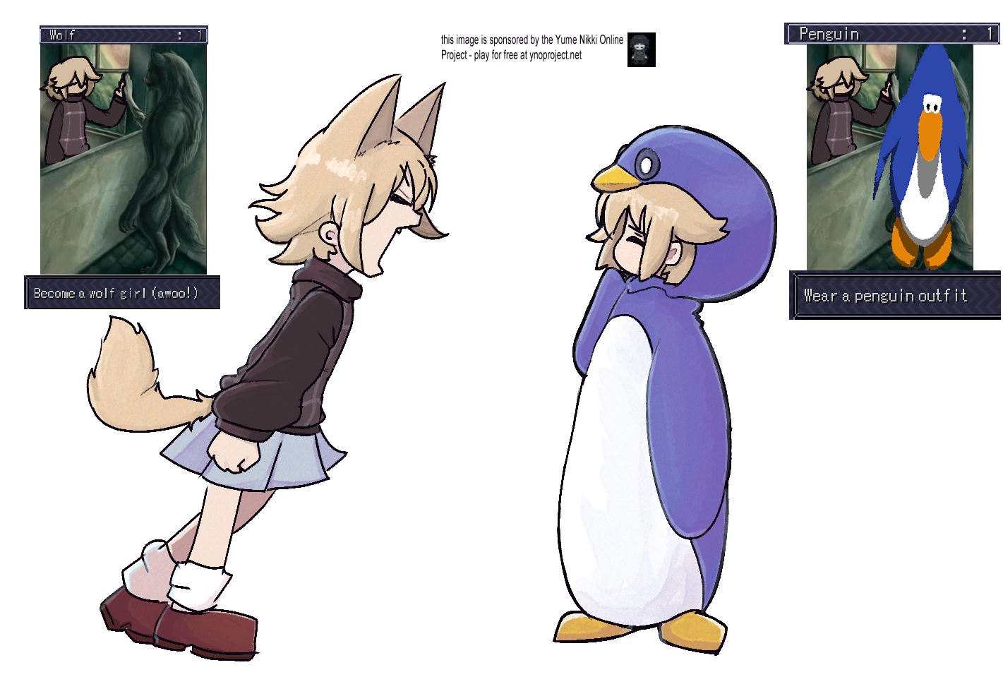 AWOOOOOO AWOOOOOOOOOOOO AWOOOOOO - Urotsuki in Wolf Effect -