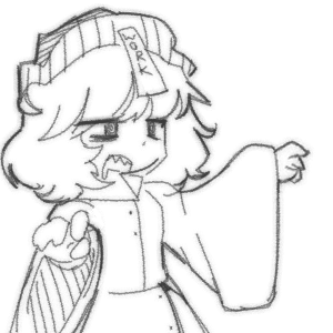 A fluffy hair jiangshi