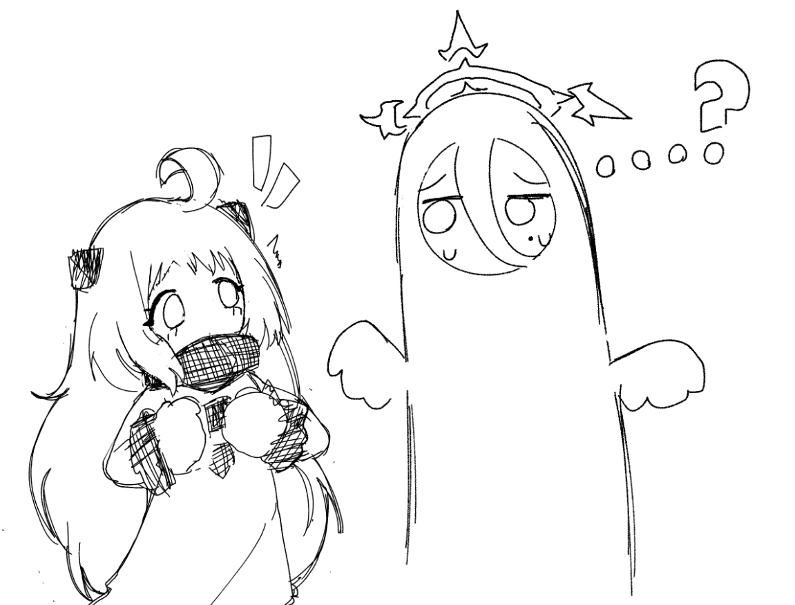 Hoppo and Hasumi (from Blue Archive)