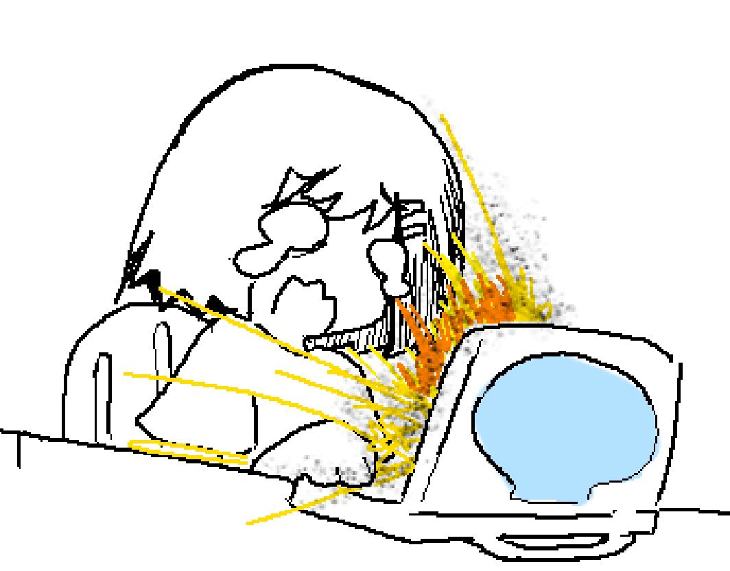 This is what happens when you try to run a modded minecraft with 300+ mods and 70 resource packs loaded at the same time.